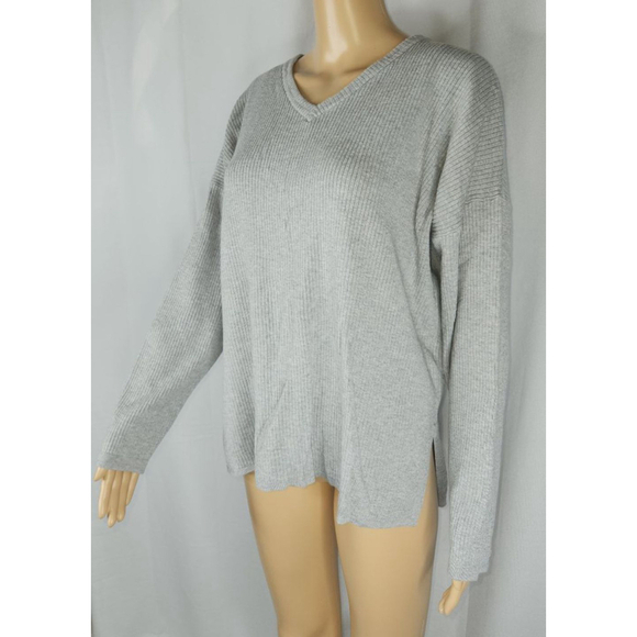 Elle | Women | Knit Sweater | Gray | Size Large | Long Sleeve - Picture 4 of 8